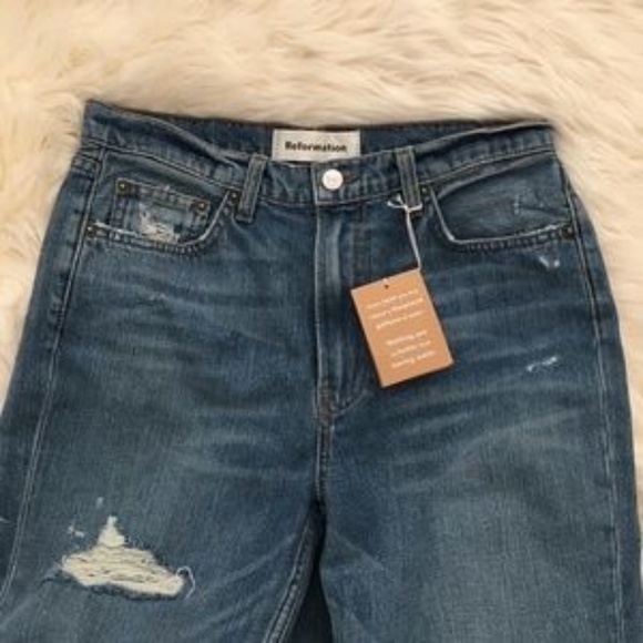 SOLD! Reformation Julia High Cigarette Jeans - Picture 3 of 5